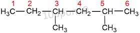 IUPAC nomenclature rule for alkanes example19