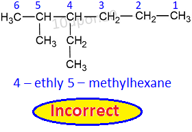 IUPAC nomenclature rule for alkanes example26