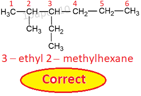 IUPAC nomenclature rule for alkanes example27