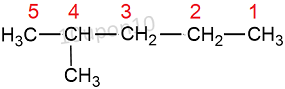 IUPAC nomenclature rule for alkanes example6