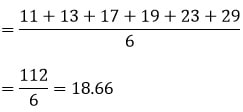 finding the average of given numbers