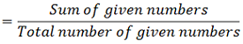 math average formula