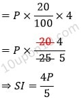 simple interest general math q4 finding sum when rate time and amount is given