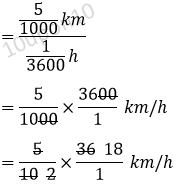 math time and distance meter per second to km per hour4